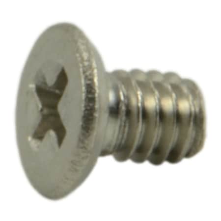 Midwest Fastener #1-72 x 1/8 in Phillips Flat Machine Screw, Plain 18-8 Stainless Steel, 25 PK 64094